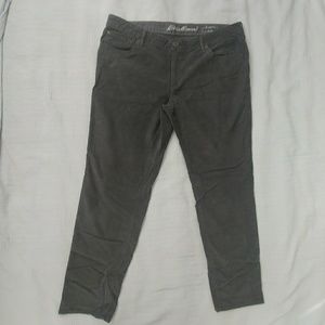 Eddie Bauer dark smoke boyfriend cords